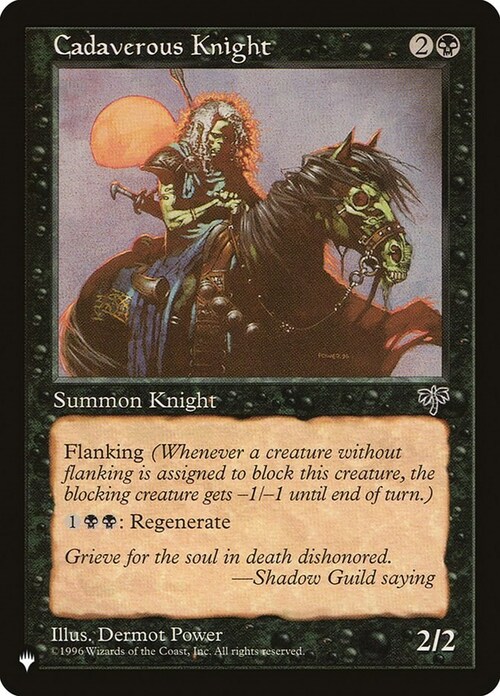 Cadaverous Knight Card Front