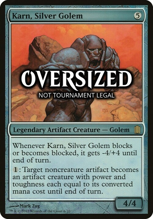 Karn, Silver Golem Card Front