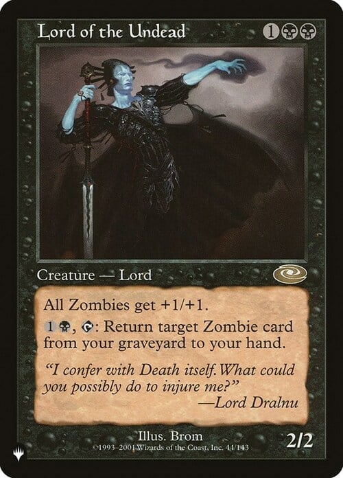 Lord of the Undead Card Front