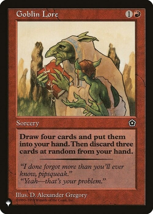 Goblin Lore Card Front