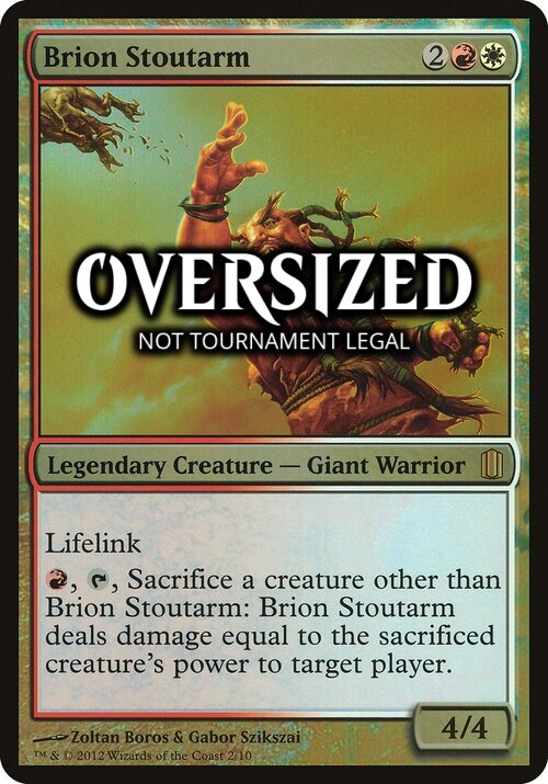 Brion Stoutarm Card Front