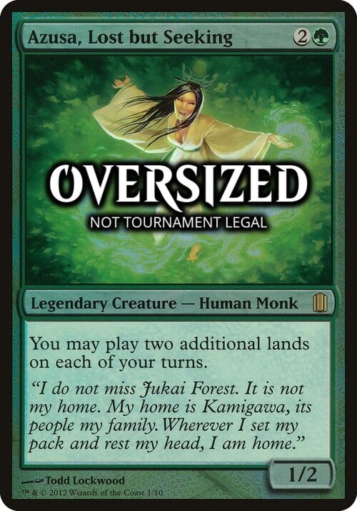 Azusa, Lost but Seeking Card Front