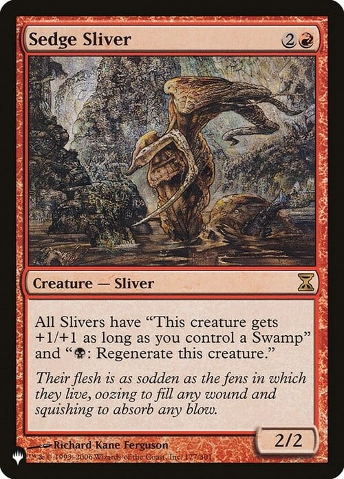 Sedge Sliver Card Front