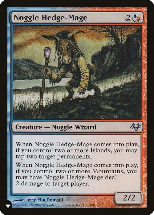 Noggle Hedge-Mage Card Front