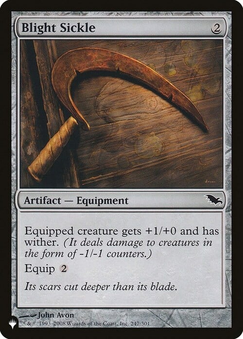 Blight Sickle Card Front