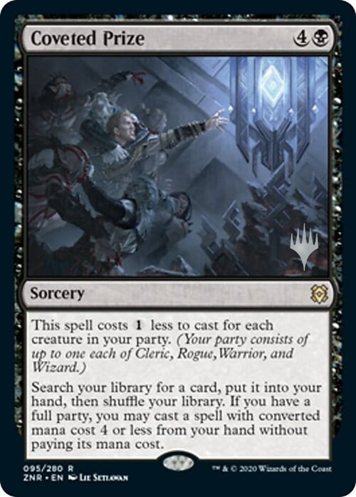 Coveted Prize Card Front