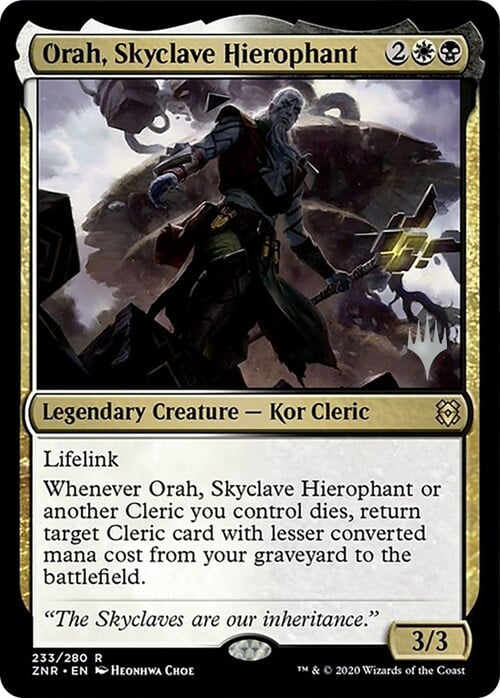 Orah, Skyclave Hierophant Card Front