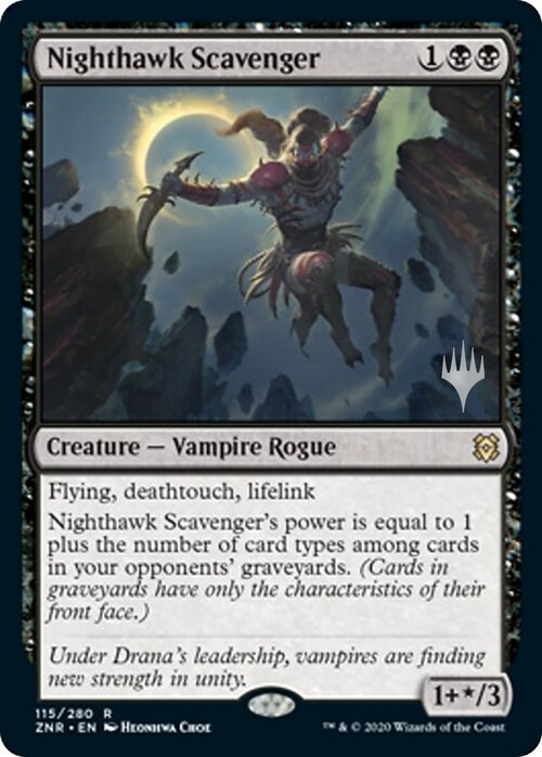 Nighthawk Scavenger Card Front