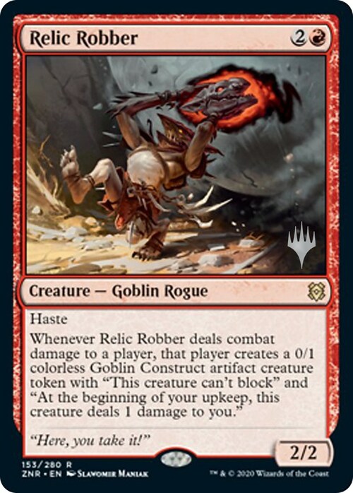 Relic Robber Card Front