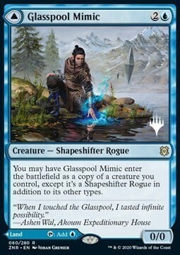 Glasspool Mimic // Glasspool Shore Card Front