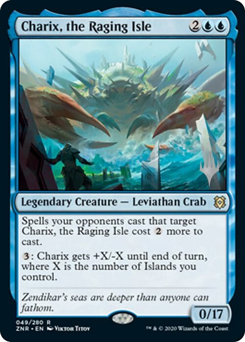 Charix, the Raging Isle Card Front