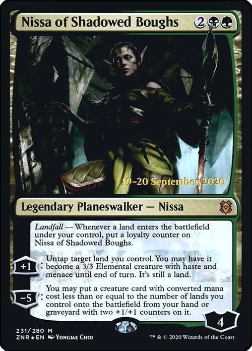 Nissa of Shadowed Boughs Card Front