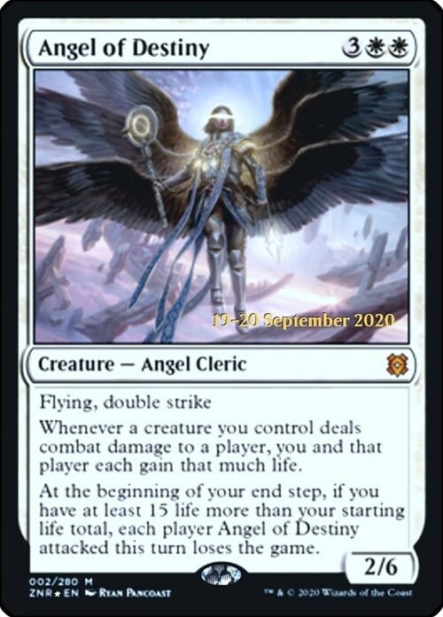 Angel of Destiny Card Front