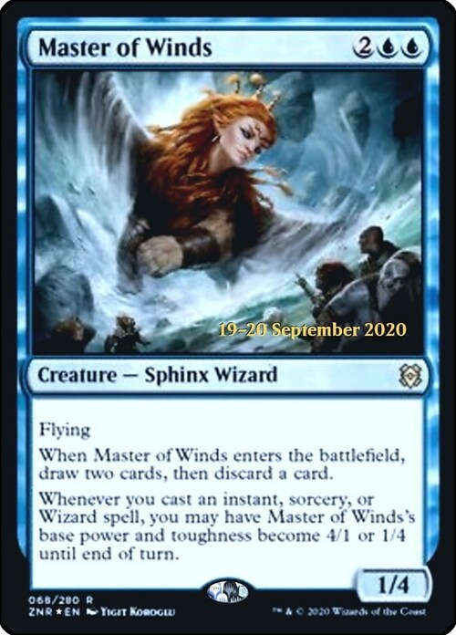 Master of Winds Card Front
