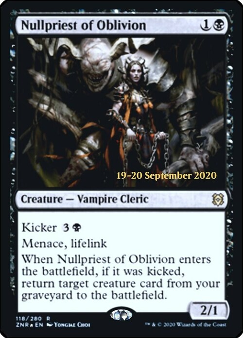 Nullpriest of Oblivion Card Front