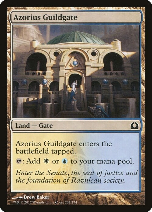 Azorius Guildgate Card Front