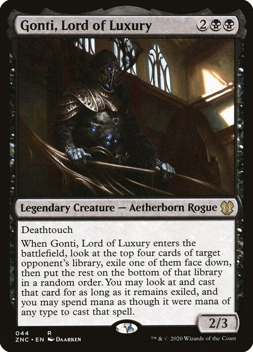 Gonti, Lord of Luxury Card Front