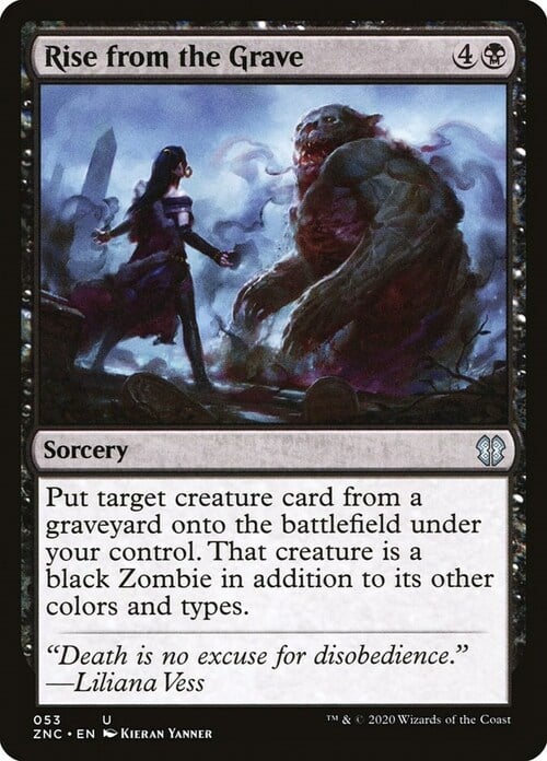 Rise from the Grave Card Front