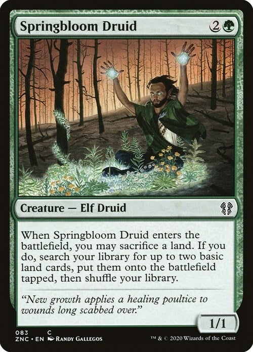 Springbloom Druid Card Front