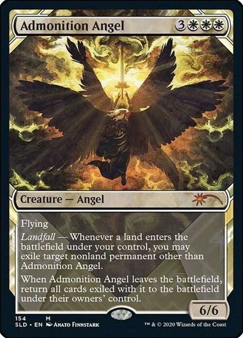 Admonition Angel Card Front