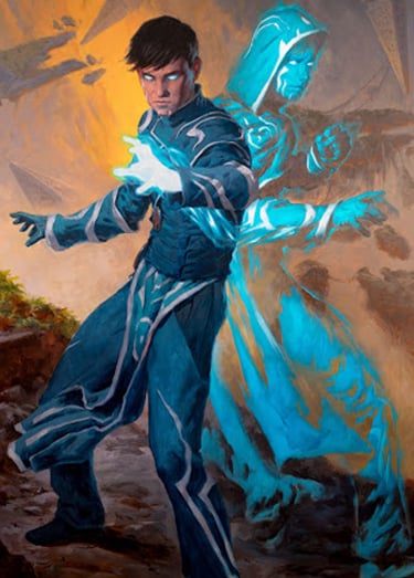 Art Series: Jace, Mirror Mage Card Front