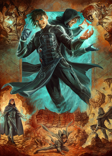 Art Series: Jace, Mirror Mage Card Front