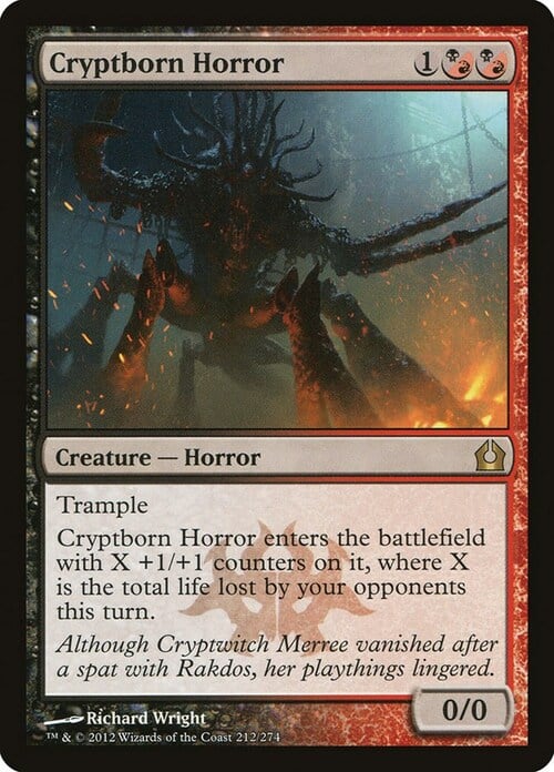 Cryptborn Horror Card Front
