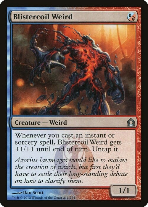 Blistercoil Weird Card Front