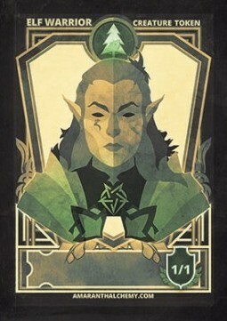 Elf Warrior Card Front