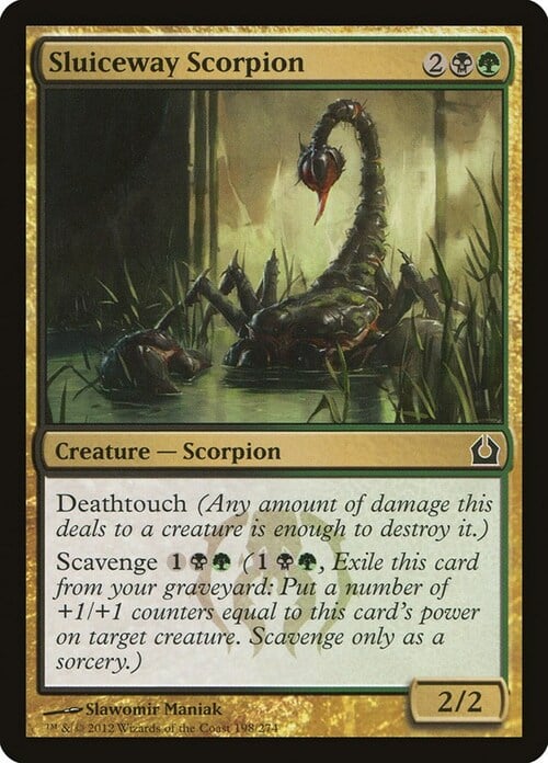 Sluiceway Scorpion Card Front