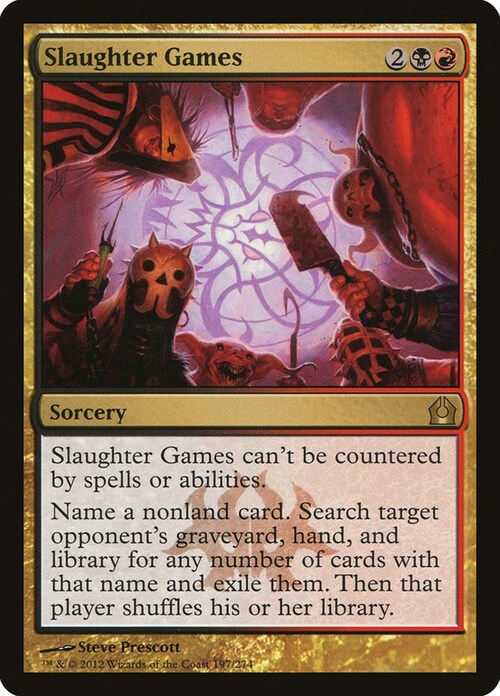 Slaughter Games Card Front
