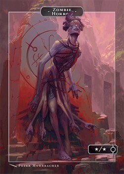 Zombie Horror Card Front