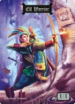 Elf Warrior Card Front