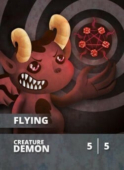 Demon Card Front