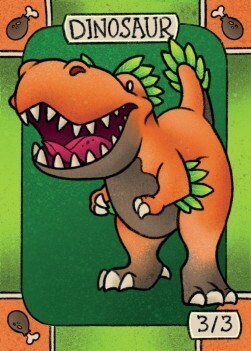 Dinosaur Card Front