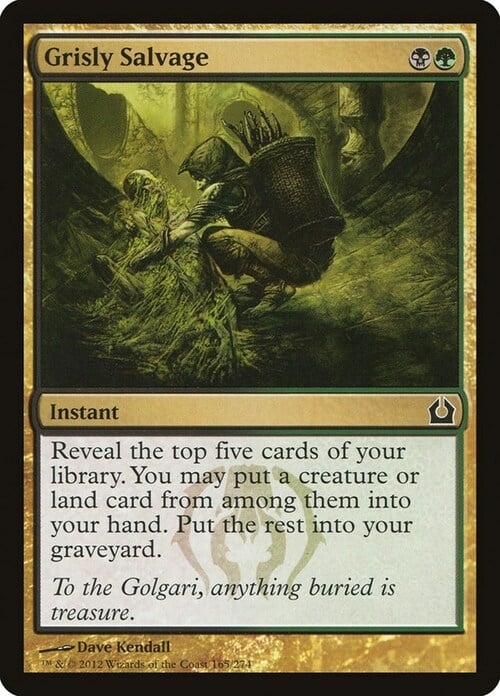 Grisly Salvage Card Front