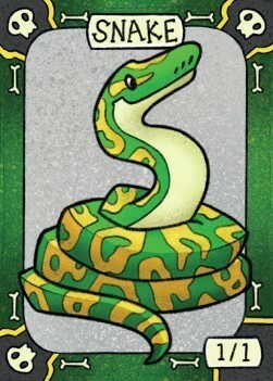 Snake Card Front