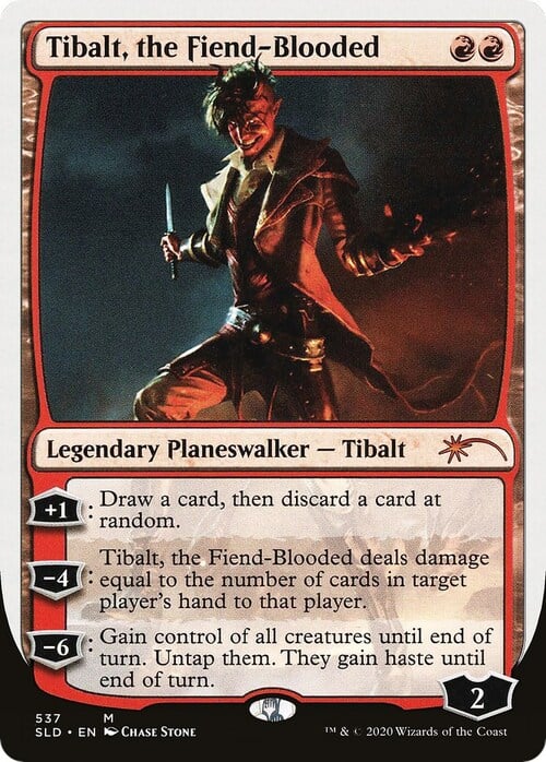 Tibalt, the Fiend-Blooded Card Front