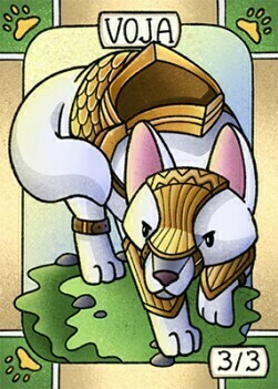 Voja Wolf Card Front
