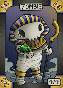 Zombie Warrior Card Front