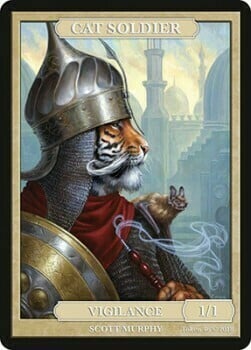 Cat Soldier Card Front