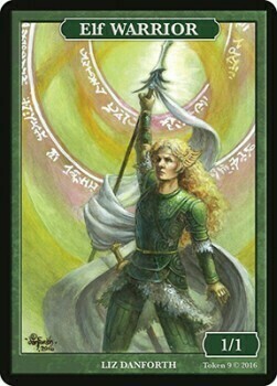 Elf Warrior Card Front