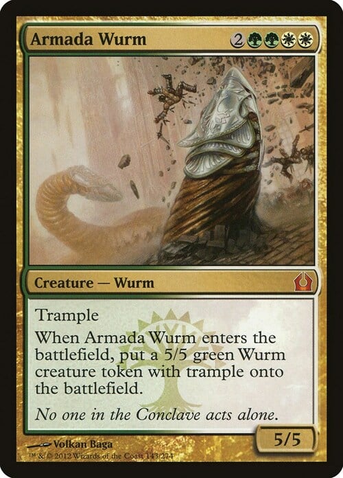 Armada Wurm Card Front