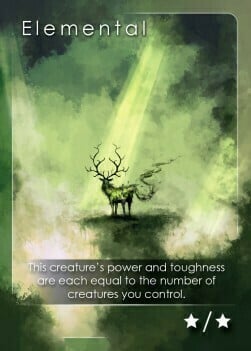 Elemental Card Front
