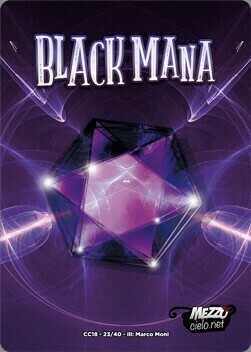 Black Mana Counter Card Front
