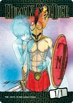 Human Soldier Card Front