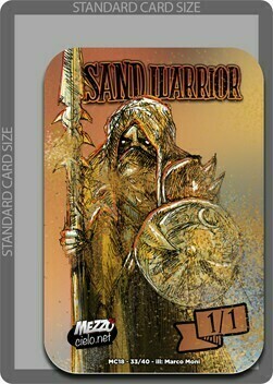 Sand Warrior Card Front