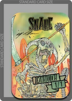 Snake Card Front