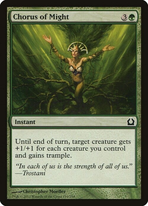 Chorus of Might Card Front