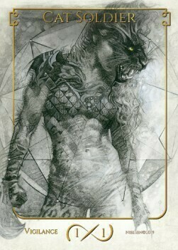 Cat Soldier Card Front